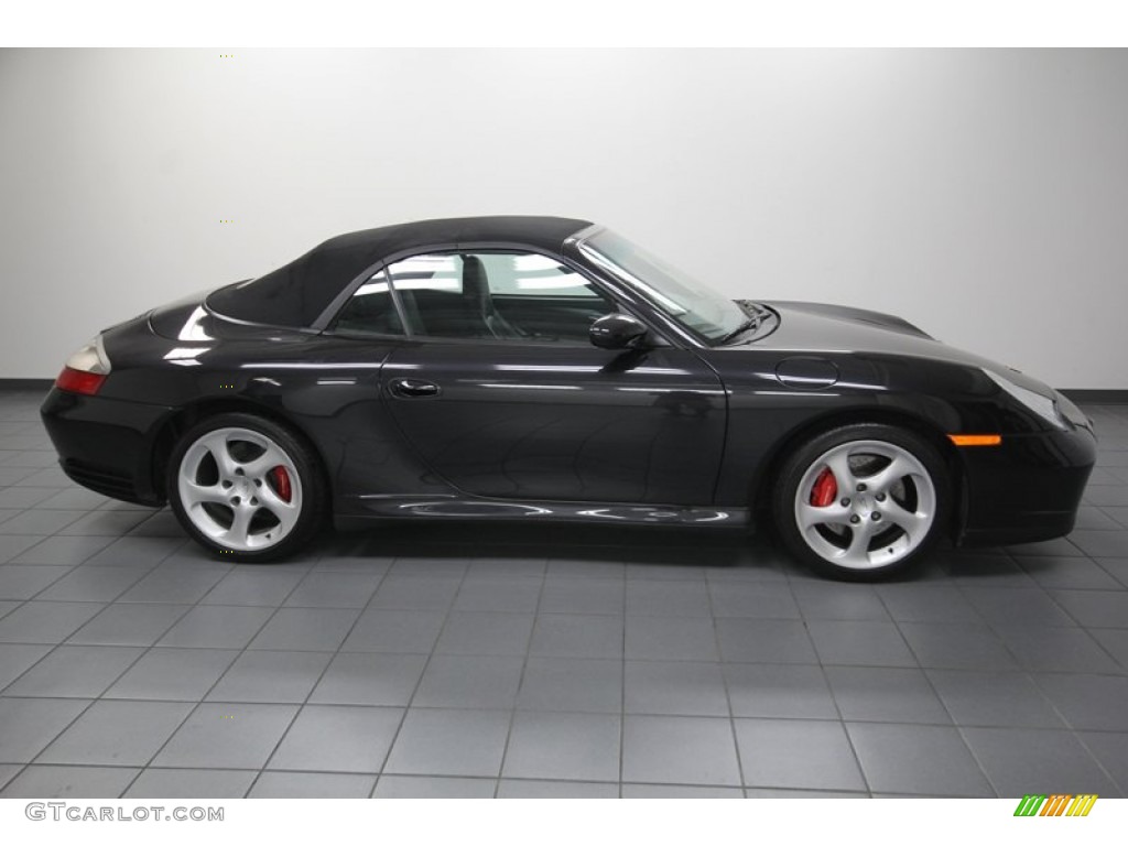 Basalt Black Metallic 2005 Porsche 911 Carrera Cabriolet Exterior Photo #79824896