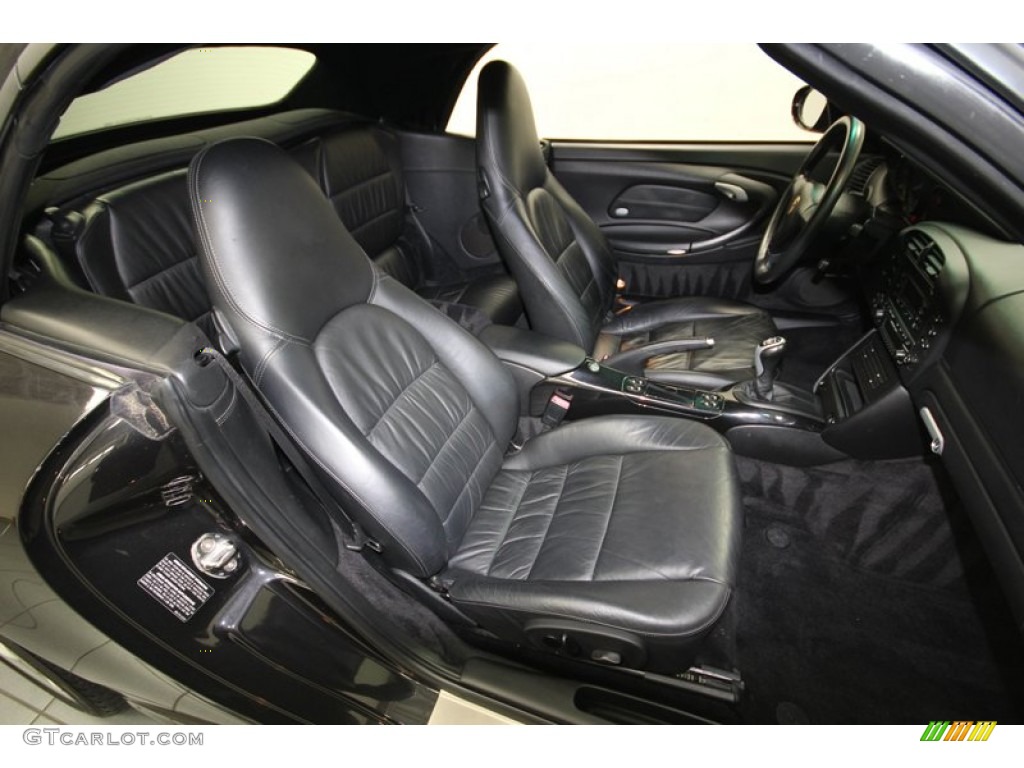 Black Interior 2005 Porsche 911 Carrera Cabriolet Photo #79825408
