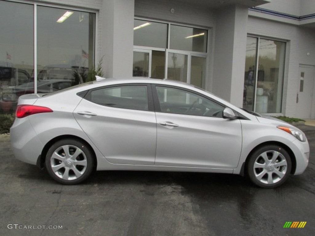 2013 Elantra Limited - Silver / Gray photo #2