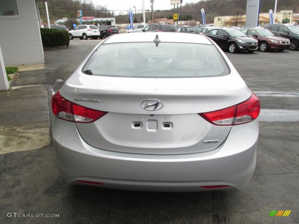 2013 Elantra Limited - Silver / Gray photo #4