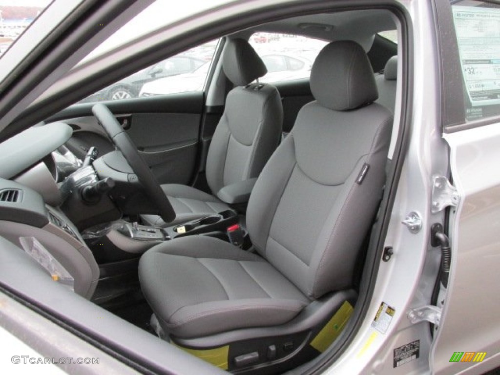 2013 Elantra Limited - Silver / Gray photo #7