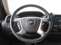 Ebony 2008 Chevrolet Silverado 1500 LT Crew Cab Steering Wheel