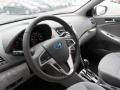2013 Hyundai Accent Gray Interior Dashboard Photo