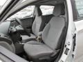2013 Hyundai Accent Gray Interior Front Seat Photo