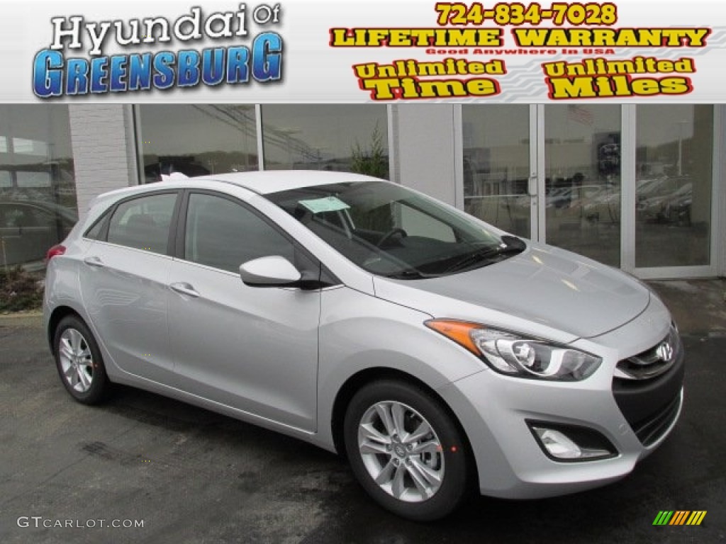 2013 Elantra GT - Silver / Black photo #1