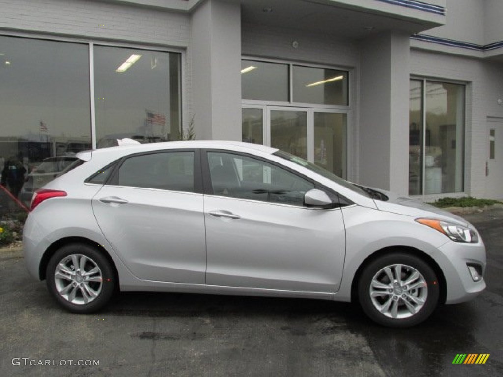 2013 Elantra GT - Silver / Black photo #2