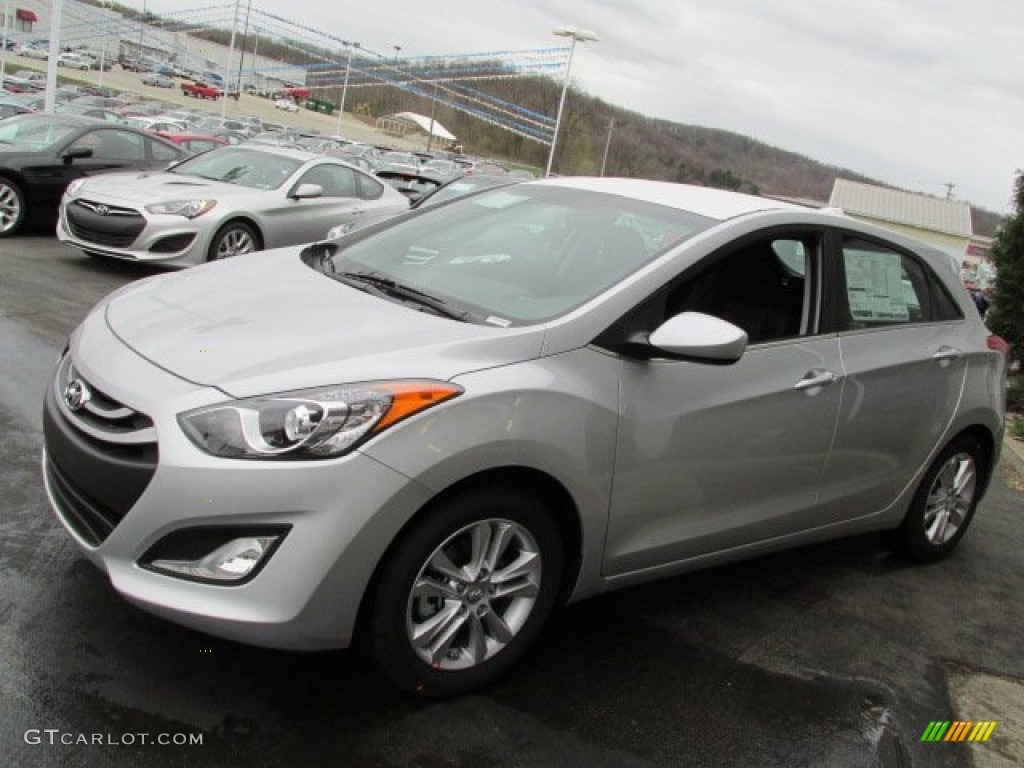 2013 Elantra GT - Silver / Black photo #3