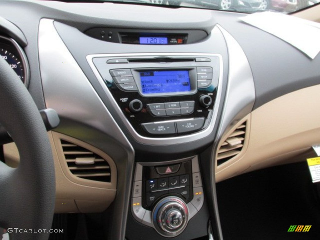 2013 Elantra GLS - Sparkling Ruby / Beige photo #8