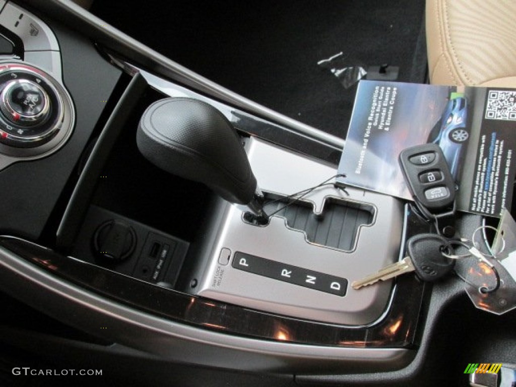 2013 Elantra GLS - Sparkling Ruby / Beige photo #9