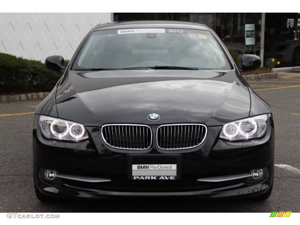 2012 3 Series 328i xDrive Coupe - Black Sapphire Metallic / Black photo #2