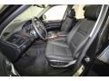 2009 BMW X5 Black Interior Front Seat Photo