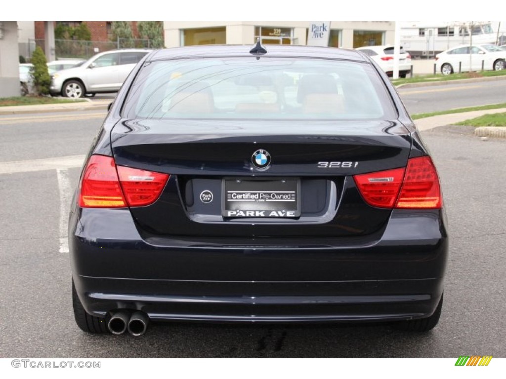 2010 3 Series 328i xDrive Sedan - Monaco Blue Metallic / Saddle Brown Dakota Leather photo #6