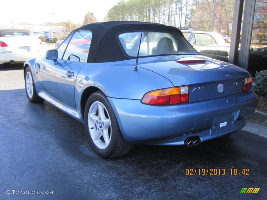 1997 Z3 2.8 Roadster - Atlanta Blue Metallic / Beige photo #11