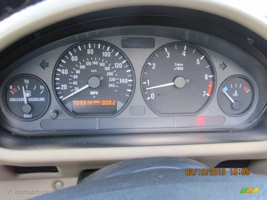1997 Z3 2.8 Roadster - Atlanta Blue Metallic / Beige photo #17