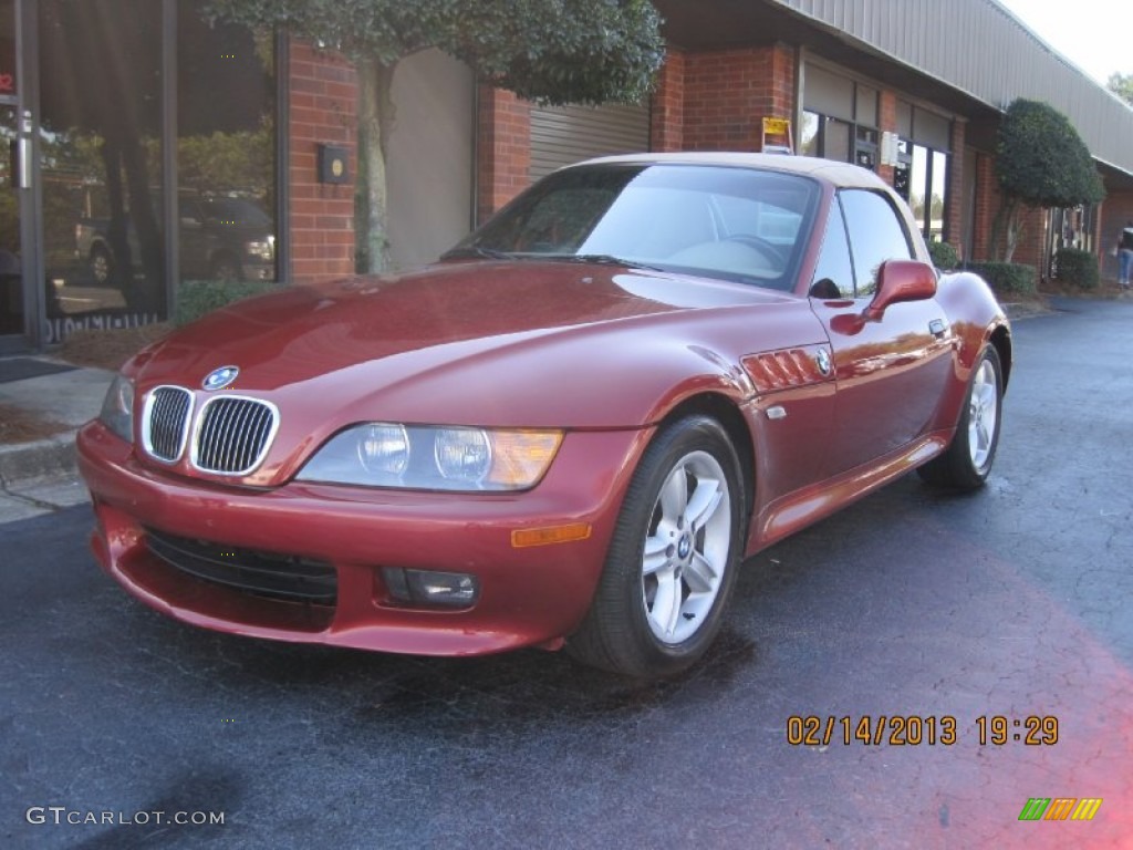 2000 Z3 2.3 Roadster - Siena Red Metallic / Beige photo #1