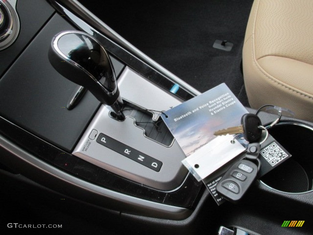 2013 Elantra Limited - Sparkling Ruby / Beige photo #9