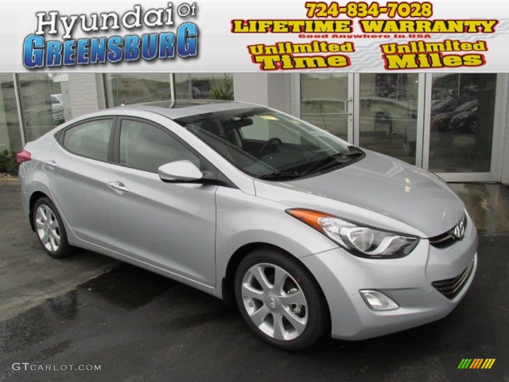 2013 Elantra Limited - Silver / Gray photo #1