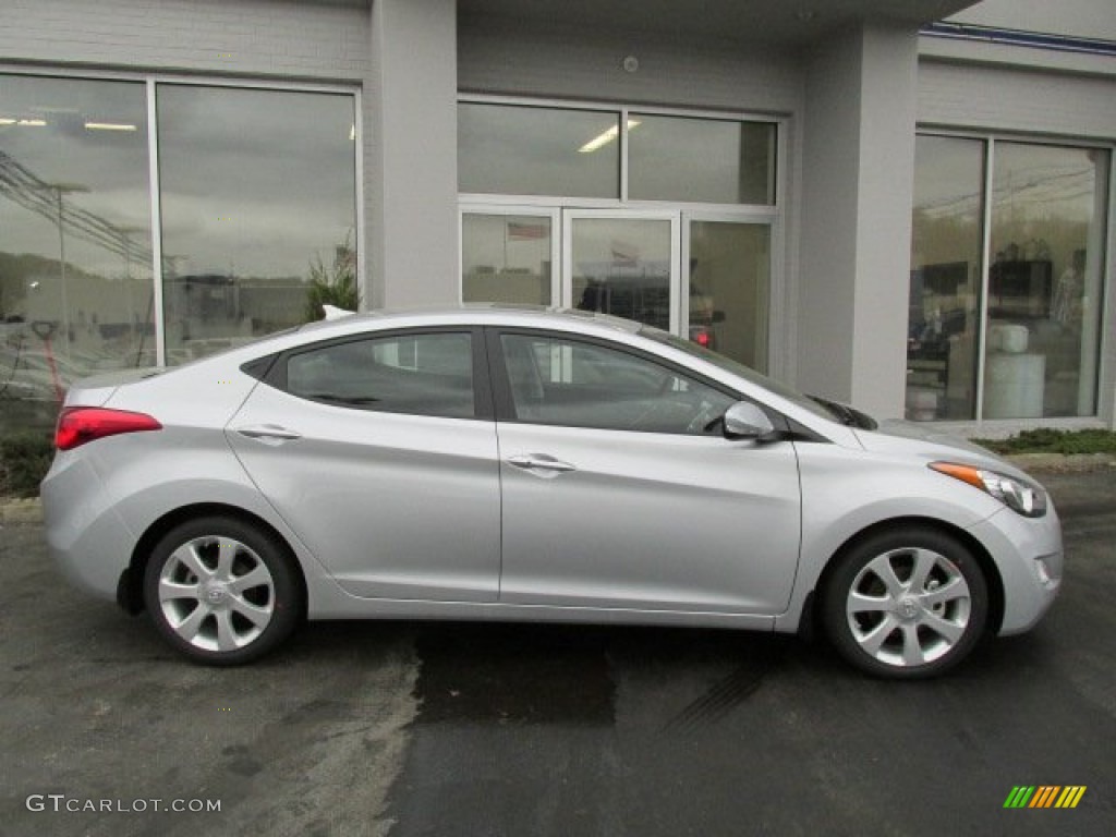 2013 Elantra Limited - Silver / Gray photo #2