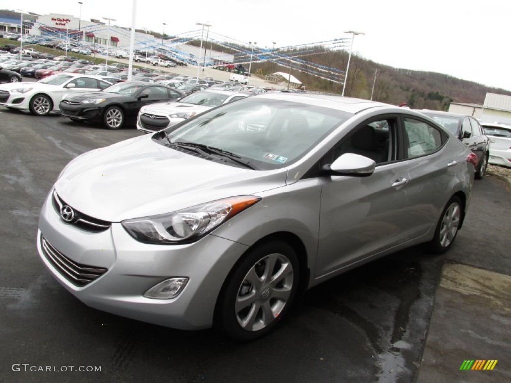 2013 Elantra Limited - Silver / Gray photo #4