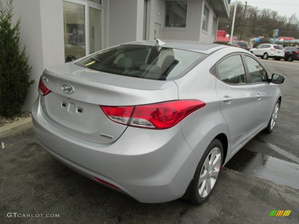 2013 Elantra Limited - Silver / Gray photo #5
