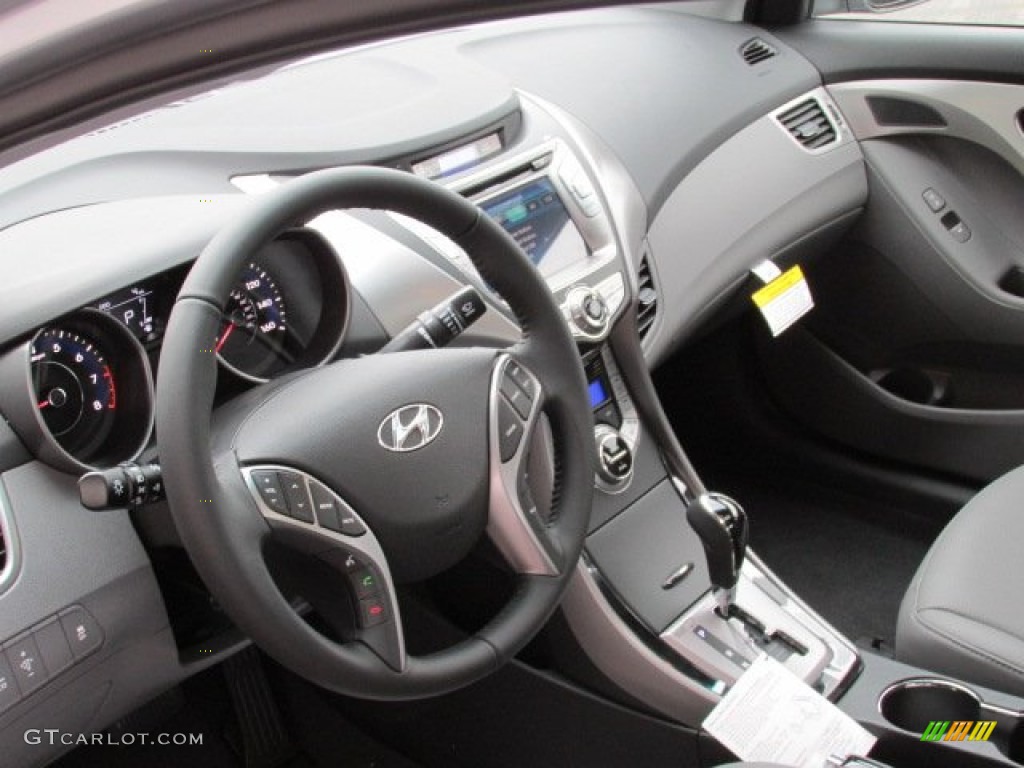 2013 Elantra Limited - Silver / Gray photo #6