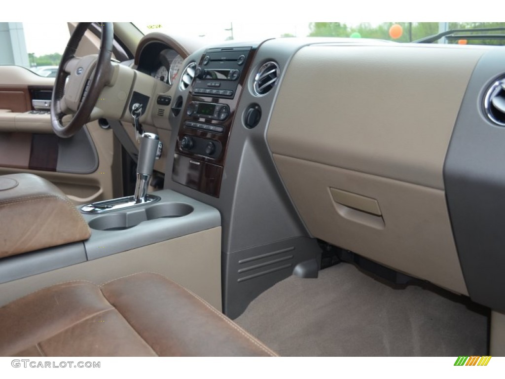 2006 F150 King Ranch SuperCrew - Dark Stone Metallic / Castano Brown Leather photo #15