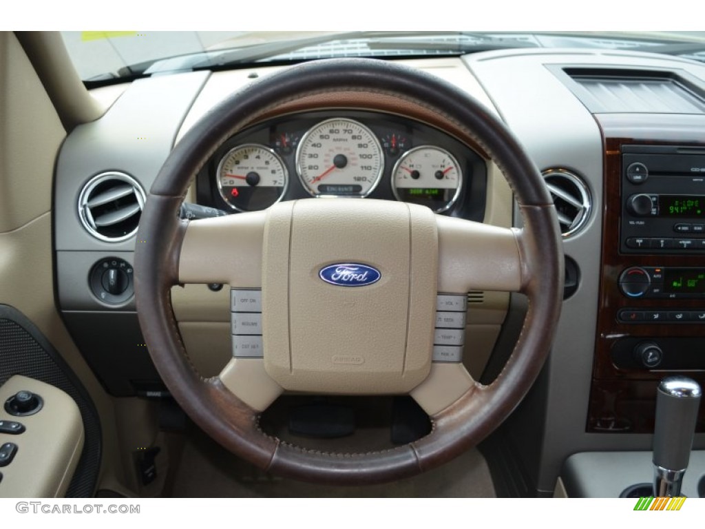 2006 F150 King Ranch SuperCrew - Dark Stone Metallic / Castano Brown Leather photo #26