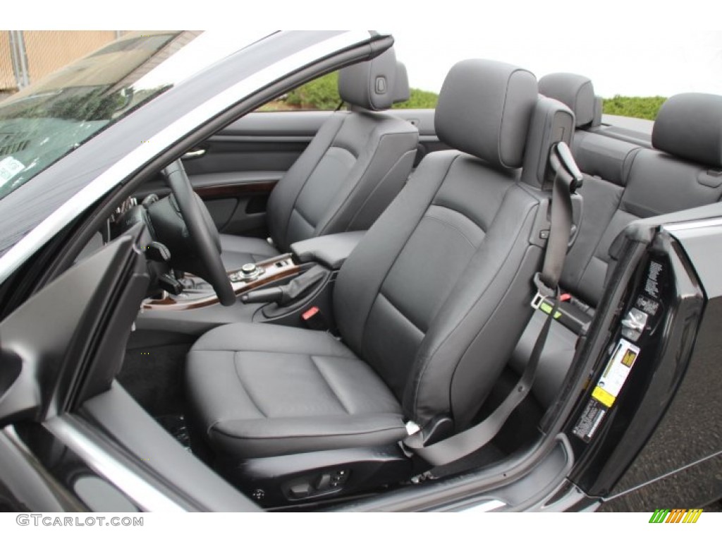 Black Interior 2011 BMW 3 Series 328i Convertible Photo #79830309