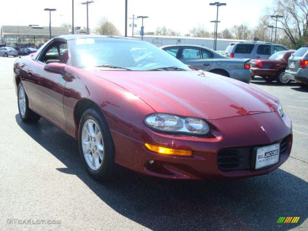 2000 Camaro Coupe - Monterey Maroon Metallic / Ebony photo #4