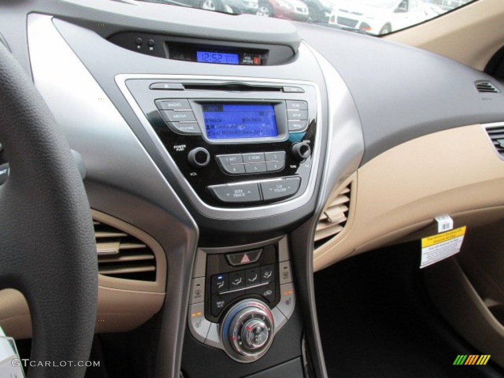 2013 Elantra GLS - Desert Bronze / Beige photo #8
