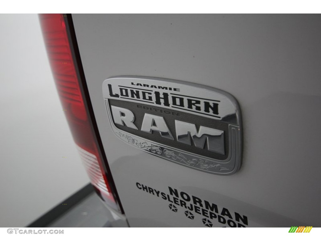 2012 Ram 1500 Laramie Longhorn Crew Cab 4x4 - Bright White / Dark Slate Gray/Russet photo #52