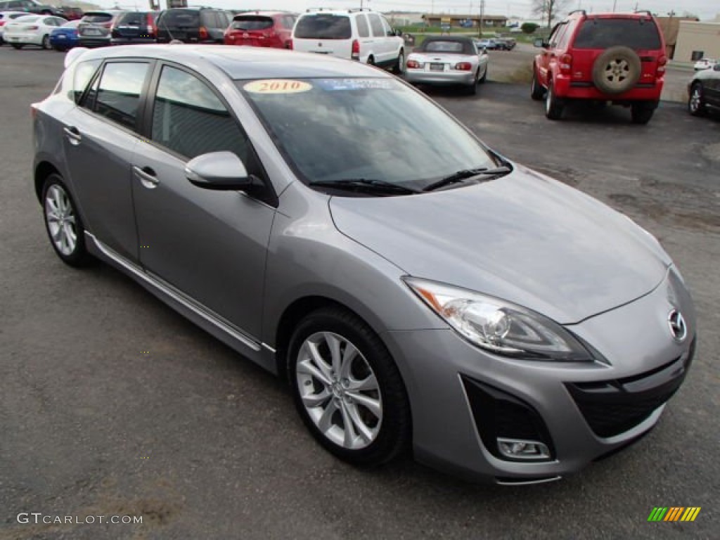 Liquid Silver Metallic 2010 Mazda MAZDA3 s Sport 5 Door Exterior Photo #79830737