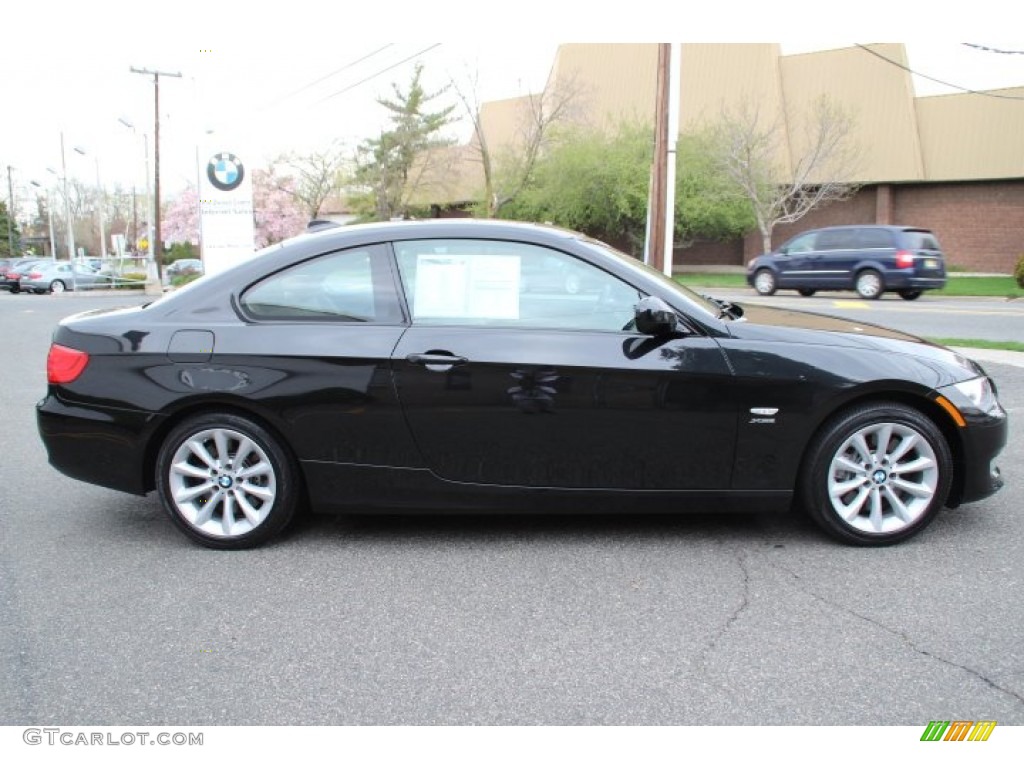 2011 3 Series 335i xDrive Coupe - Black Sapphire Metallic / Saddle Brown Dakota Leather photo #4