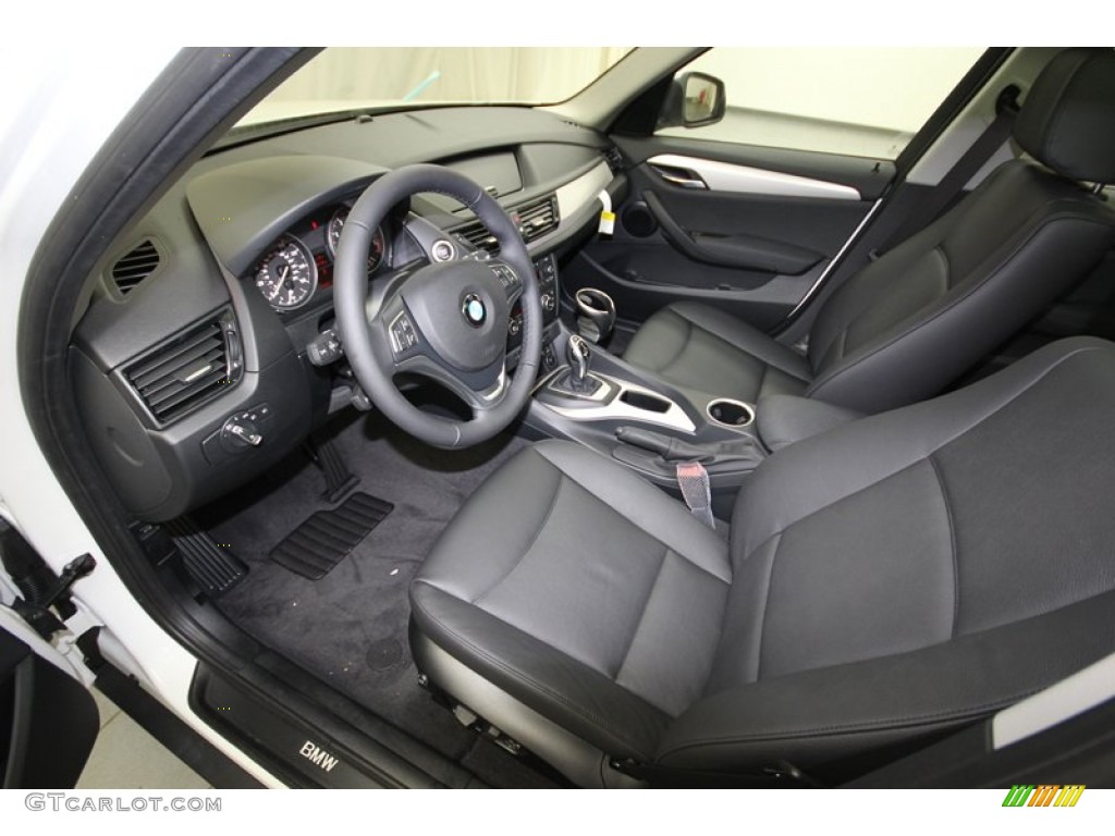 Black Interior 2014 BMW X1 sDrive28i Photo #79830824