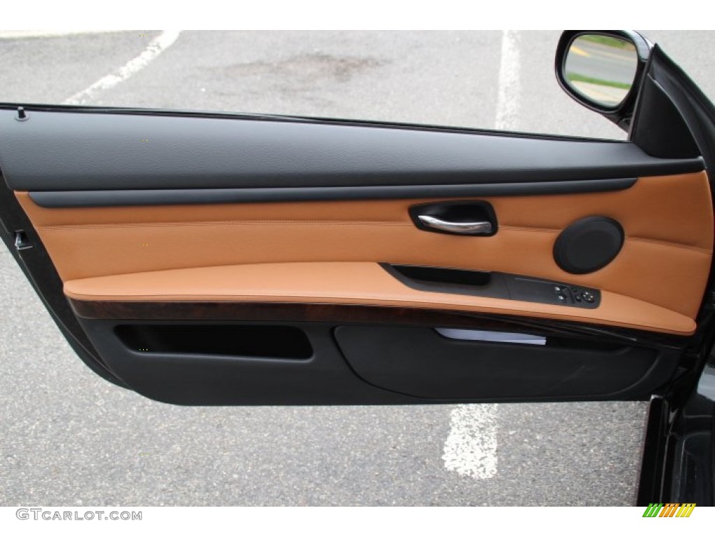 2011 BMW 3 Series 335i xDrive Coupe Saddle Brown Dakota Leather Door Panel Photo #79830897