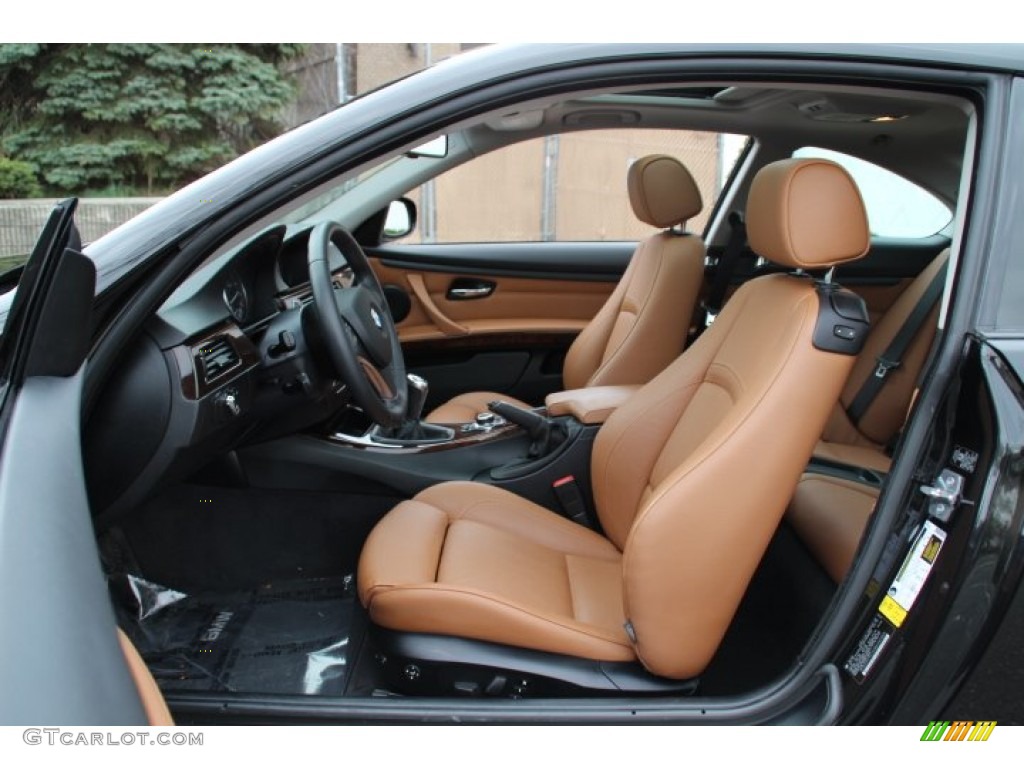 Saddle Brown Dakota Leather Interior 2011 BMW 3 Series 335i xDrive Coupe Photo #79830938