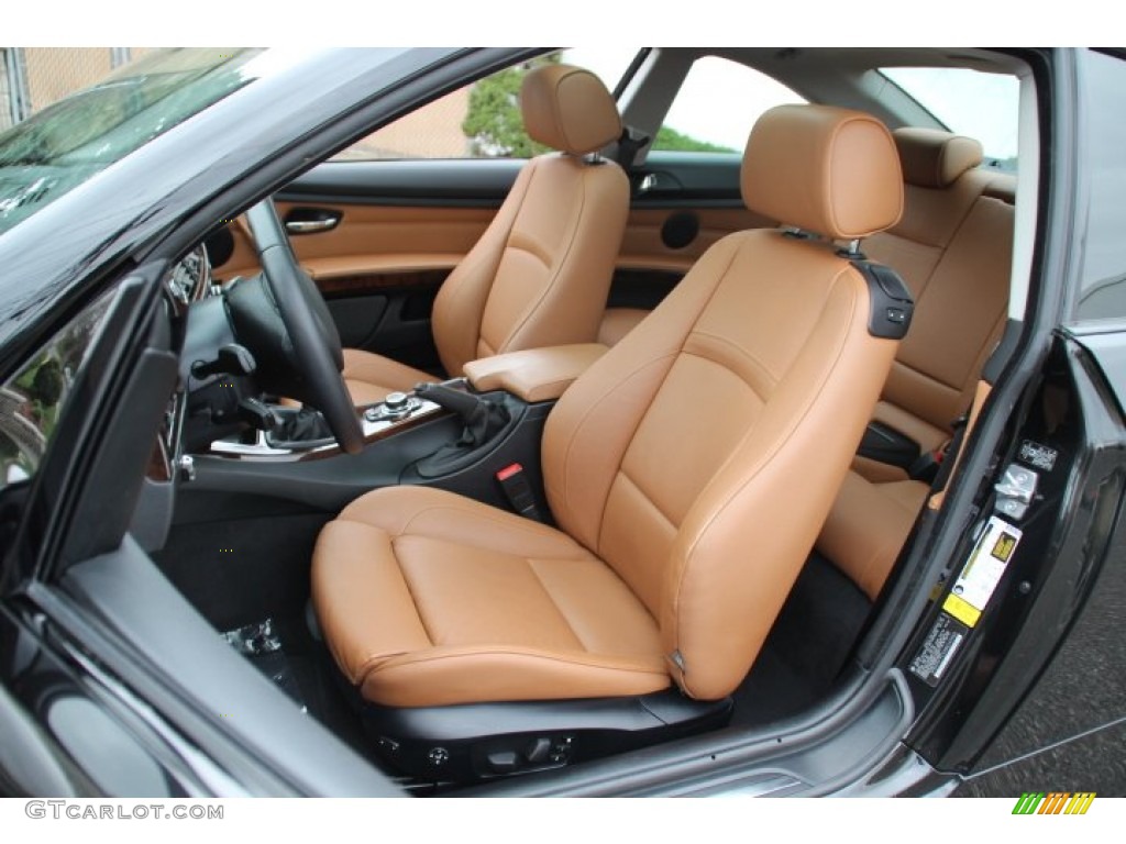 Saddle Brown Dakota Leather Interior 2011 BMW 3 Series 335i xDrive Coupe Photo #79830958