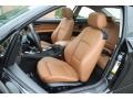Saddle Brown Dakota Leather Front Seat Photo for 2011 BMW 3 Series #79830958