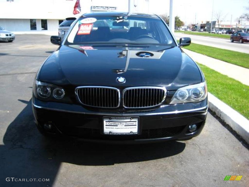 2006 7 Series 750Li Sedan - Jet Black / Black Nasca Leather photo #8