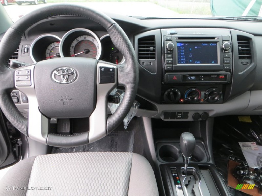 2013 Toyota Tacoma Double Cab Graphite Dashboard Photo #79831688