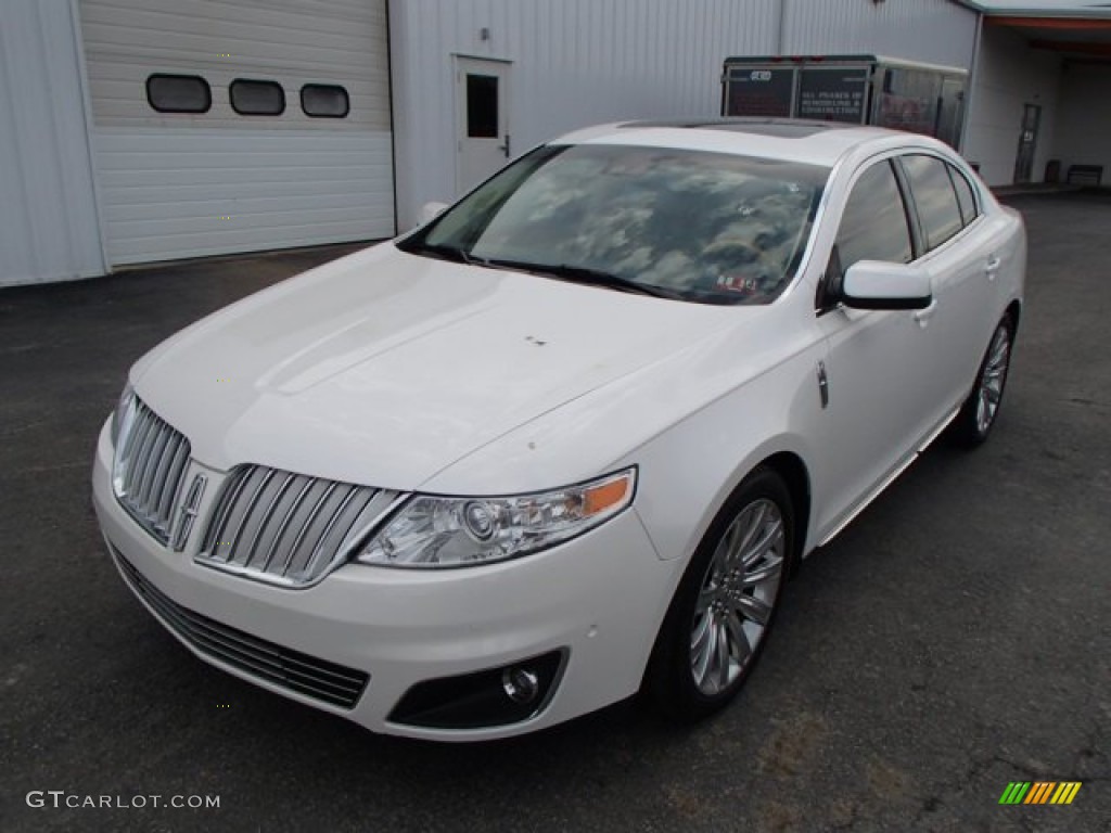 White Platinum Metallic Tri-Coat 2010 Lincoln MKS EcoBoost AWD Exterior Photo #79831717