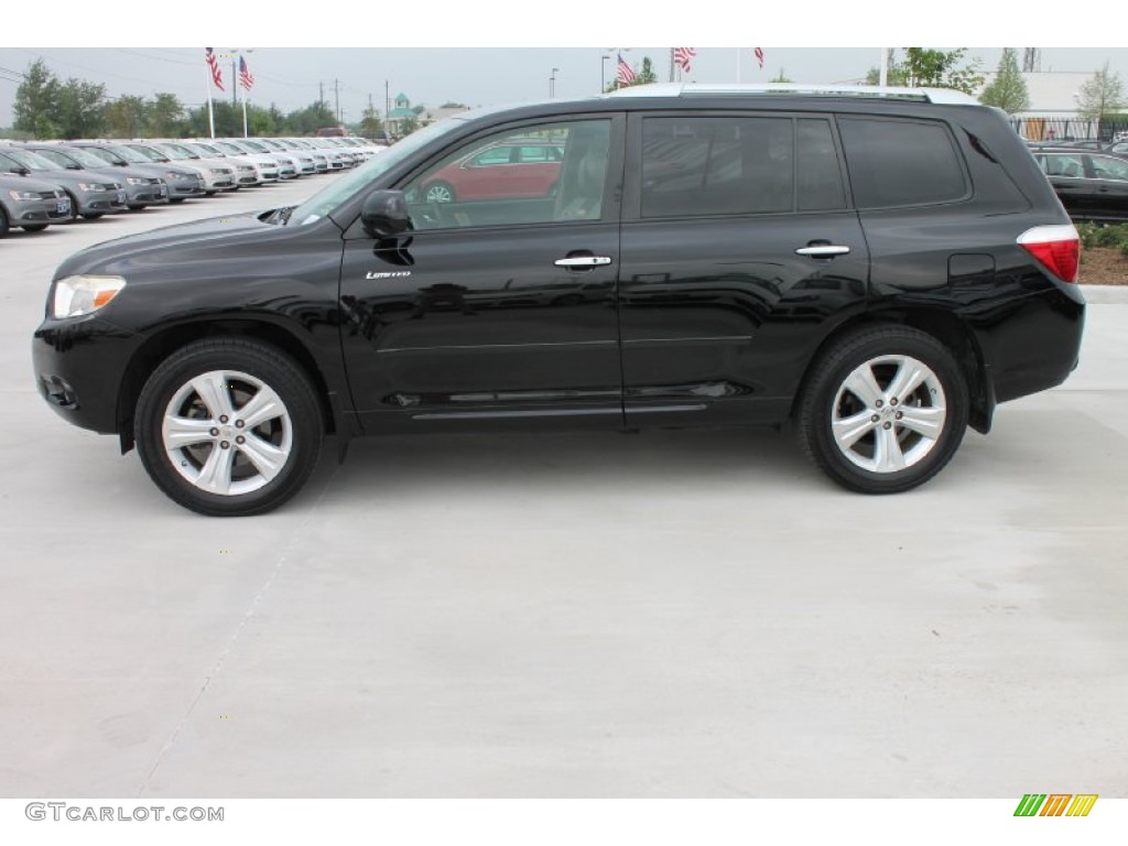 Black 2008 Toyota Highlander Limited Exterior Photo #79831771