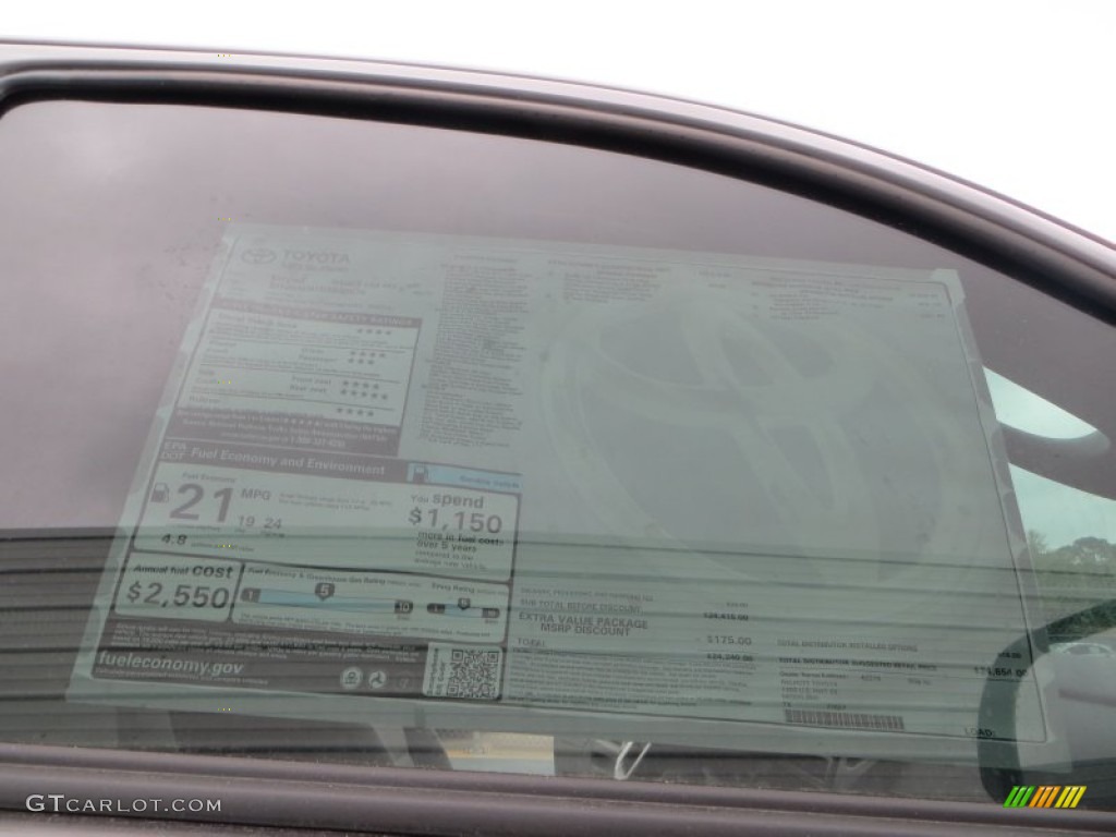 2013 Toyota Tacoma Double Cab Window Sticker Photos