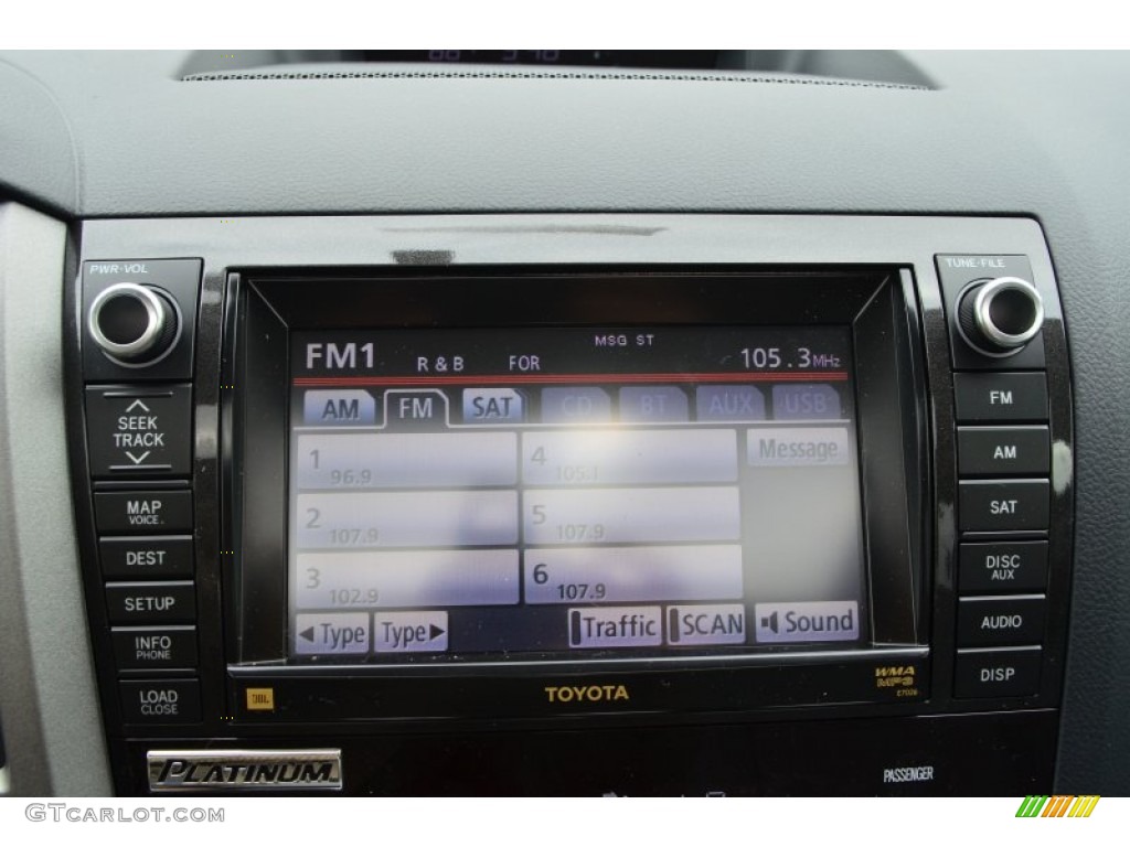 2013 Toyota Tundra Platinum CrewMax 4x4 Audio System Photos