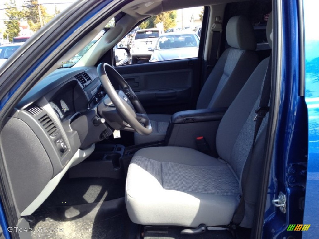 2011 Dakota Big Horn Crew Cab 4x4 - Deep Water Blue Metallic / Dark Slate Gray/Medium Slate Gray photo #8