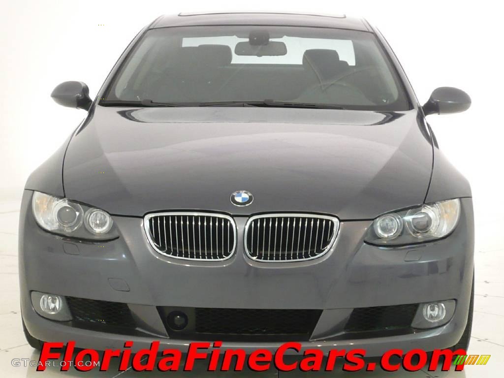 2007 3 Series 328i Coupe - Sparkling Graphite Metallic / Black photo #5