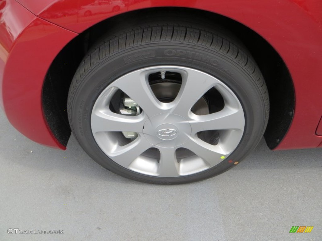 2013 Elantra Limited - Red Allure / Beige photo #11