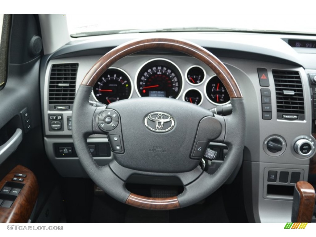 2013 Tundra Platinum CrewMax 4x4 - Black / Graphite photo #25