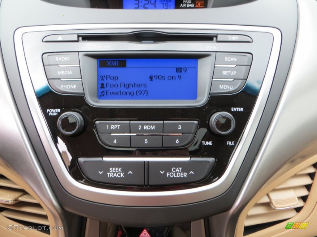 2013 Elantra Limited - Red Allure / Beige photo #28