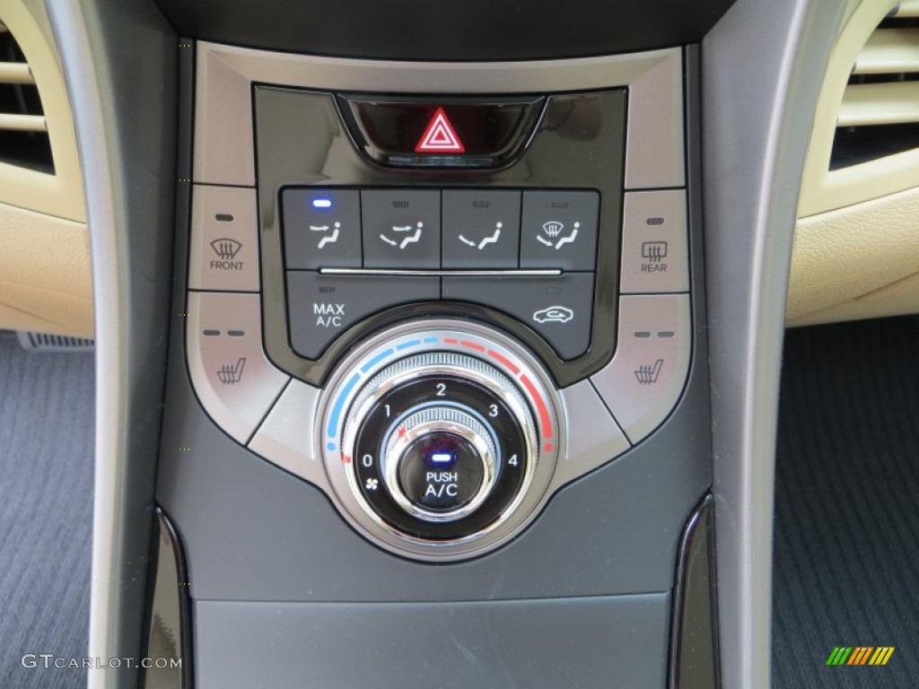 2013 Elantra Limited - Red Allure / Beige photo #29